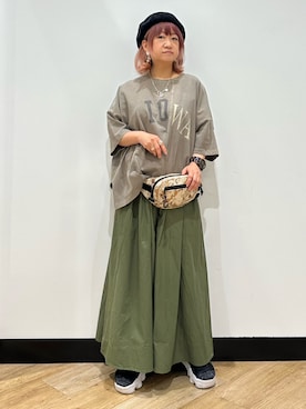 「BACK NUMBER（バックナンバー）のアイテム」を使った、ミーさん（レディース・145cm）の夏コーディネート