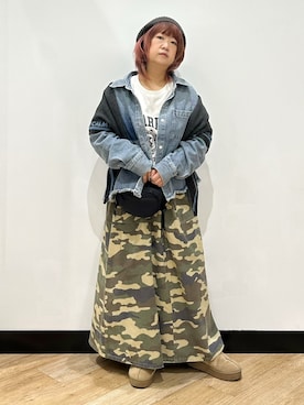 「BACK NUMBER（バックナンバー）のアイテム」を使った、ミーさん（レディース・145cm）の秋コーディネート