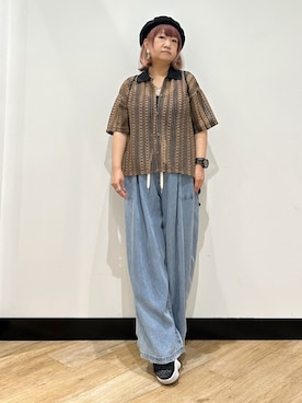 「BACK NUMBER（バックナンバー）のアイテム」を使った、ミーさん（レディース・145cm）の夏コーディネート