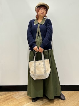 「Right-on（ライトオン）のアイテム（帽子）」を使った、ミーさん（レディース・145cm）の秋コーディネート