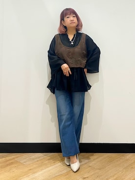 「BACK NUMBER（バックナンバー）のアイテム」を使った、ミーさん（レディース・145cm）の夏コーディネート