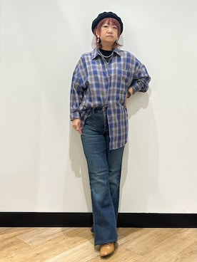 「SOMETHING（サムシング）のアイテム」を使った、ミーさん（レディース・145cm）の夏コーディネート