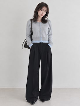 「archives（アルシーヴ）のアイテム（パンツ）」を使った、りほさん（レディース・160cm）の秋コーディネート