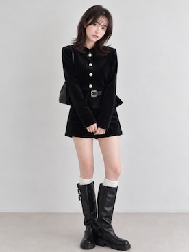 「archives（アルシーヴ）のアイテム（パンツ）」を使った、りほさん（レディース・160cm）の秋コーディネート