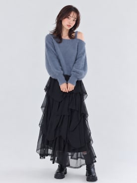 「archives（アルシーヴ）のアイテム」を使った、りほさん（レディース・160cm）の秋コーディネート