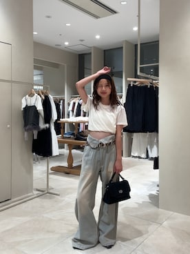 田村怜奈さん(レディース・154cm)の夏コーディネート