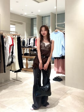田村怜奈さん(レディース・154cm)の夏コーディネート