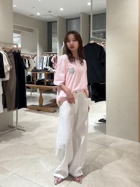 田村怜奈さん(レディース・154cm)の夏コーディネート