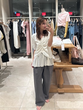 田村怜奈さん(レディース・154cm)の夏コーディネート