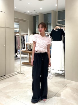 田村怜奈さん(レディース・154cm)の春コーディネート