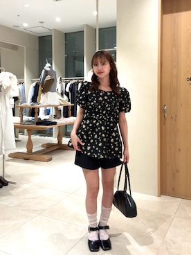 田村怜奈さん(レディース・154cm)の春コーディネート