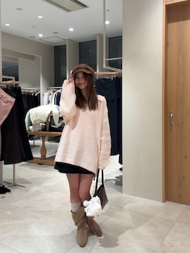 田村怜奈さん(レディース・154cm)の秋コーディネート