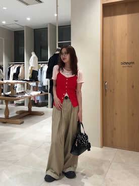 田村怜奈さん(レディース・154cm)の夏コーディネート