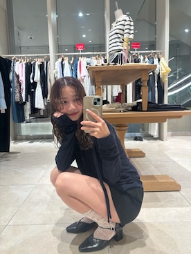 田村怜奈さん(レディース・154cm)の秋コーディネート