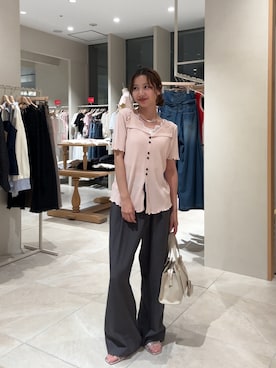田村怜奈さん(レディース・154cm)の夏コーディネート