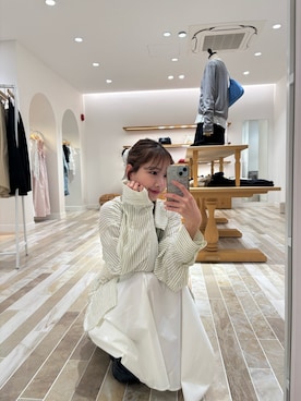 田村怜奈さん(レディース・154cm)の春コーディネート