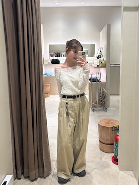 田村怜奈さん(レディース・154cm)の夏コーディネート