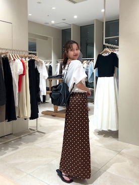 田村怜奈さん(レディース・154cm)の夏コーディネート