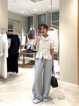 「mystic（ミスティック）のアイテム（シューズ）」を使った、田村怜奈さん（レディース・154cm）の春コーディネート