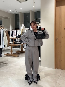 田村怜奈さん(レディース・154cm)の秋コーディネート