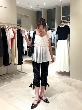 田村怜奈さん(レディース・154cm)の夏コーディネート