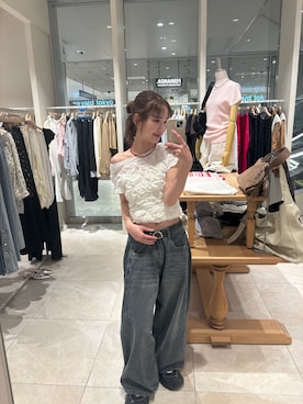 田村怜奈さん(レディース・154cm)の春コーディネート