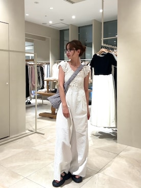 田村怜奈さん(レディース・154cm)の春コーディネート