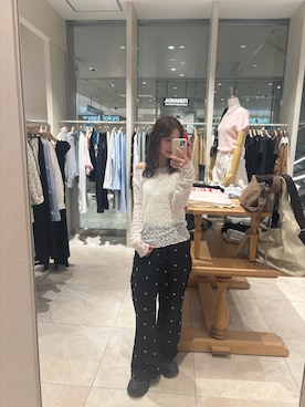 田村怜奈さん(レディース・154cm)の春コーディネート