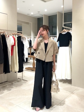 田村怜奈さん(レディース・154cm)の夏コーディネート