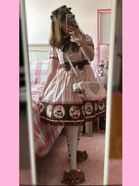 「Angelic Pretty（アンジェリックプリティ）のアイテム」を使った、cyuupidさん（レディース・155cm）の春コーディネート