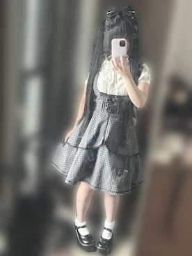 「Ank Rouge（アンクルージュ）のアイテム」を使った、ゆのみさん（レディース・146cm）の夏コーディネート