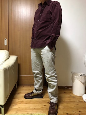 「Danner（ダナー）のアイテム」を使った、hirokkun172さん（メンズ・174cm）の春コーディネート