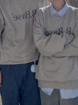 「BROKEN BASE（ブロークンベース）のアイテム」を使った、siyon72dさん（レディース・155cm）の春コーディネート