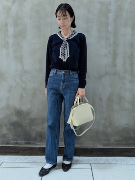 「COUP DE CHANCE（クードシャンス）のアイテム」を使った、shioさん（レディース・158cm）の春コーディネート