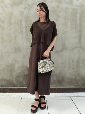 「Lee（リー）のアイテム（バッグ）」を使った、shioさん（レディース・158cm）の春コーディネート