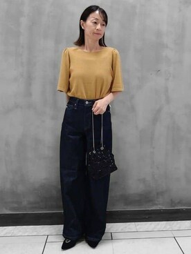 「SOMETHING（サムシング）のアイテム」を使った、shioさん（レディース・158cm）の夏コーディネート