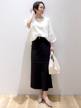 えりさん（レディース・156cm）の春コーディネート