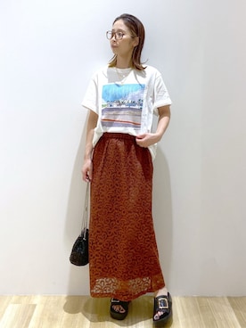 えりさん（レディース・156cm）の夏コーディネート