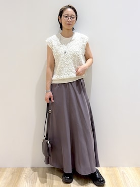 えりさん（レディース・156cm）の夏コーディネート