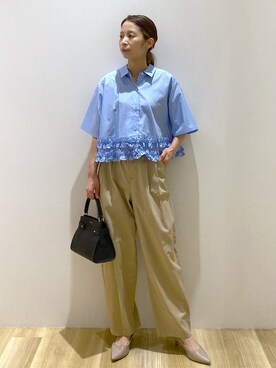 えりさん（レディース・156cm）の夏コーディネート