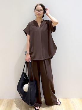 えりさん（レディース・156cm）の夏コーディネート