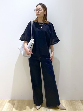 えりさん（レディース・156cm）の夏コーディネート