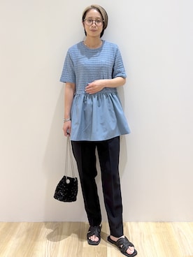 えりさん(レディース・156cm)の夏コーディネート