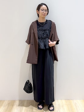 えりさん(レディース・156cm)の夏コーディネート