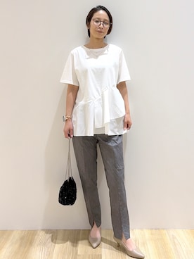 えりさん（レディース・156cm）の夏コーディネート