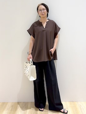 えりさん（レディース・156cm）の夏コーディネート