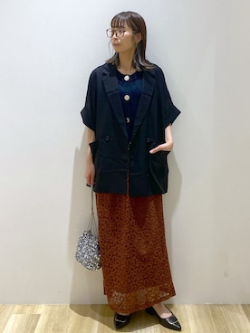 えりさん(レディース・156cm)の夏コーディネート