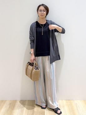 えりさん（レディース・156cm）の夏コーディネート