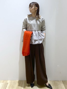 えりさん(レディース・156cm)の秋コーディネート