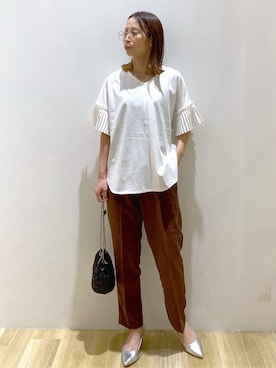 えりさん（レディース・156cm）の夏コーディネート